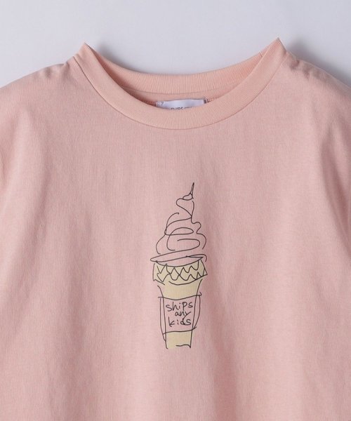 SHIPS any WOMEN(シップス　エニィ　ウィメン)/SHIPS any: ドローイング プリント 半袖 Tシャツ <KIDS>/img14