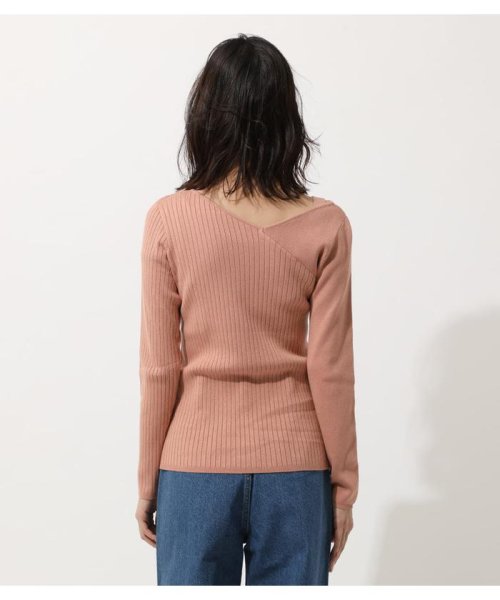 AZUL by moussy(アズールバイマウジー)/SHOULDER STRAP KNIT TOPS/img29