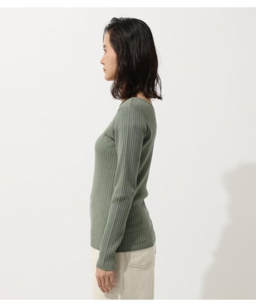 AZUL by moussy(アズールバイマウジー)/SHOULDER STRAP KNIT TOPS/img36