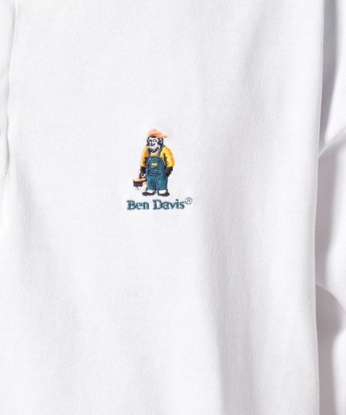 JEANS MATE(ジーンズメイト)/【BENDAVIS】ワンポイント刺繍ラガーシャツ/img05