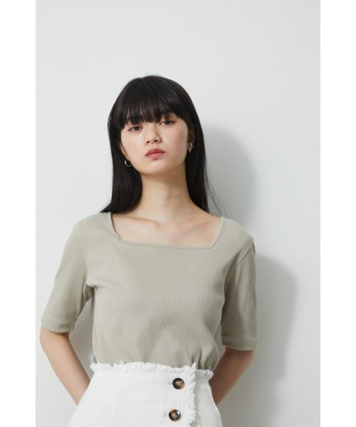 AZUL by moussy(アズールバイマウジー)/2WAY RIB TOPS/img28