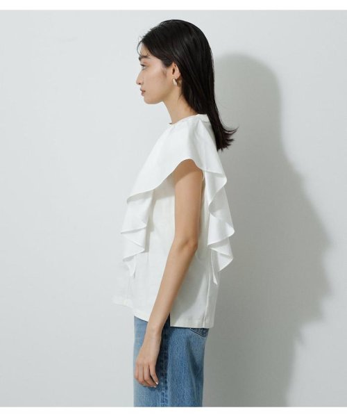 AZUL by moussy(アズールバイマウジー)/ASYMMETRY FRILL TOPS/img05