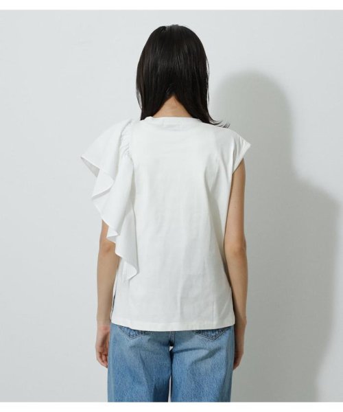 AZUL by moussy(アズールバイマウジー)/ASYMMETRY FRILL TOPS/img06