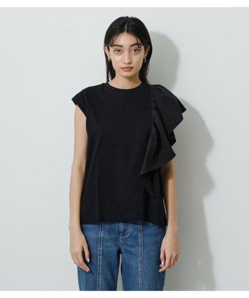 AZUL by moussy(アズールバイマウジー)/ASYMMETRY FRILL TOPS/img13