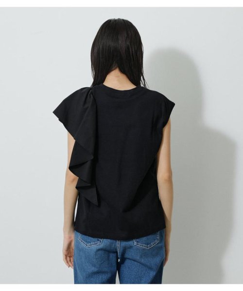 AZUL by moussy(アズールバイマウジー)/ASYMMETRY FRILL TOPS/img15