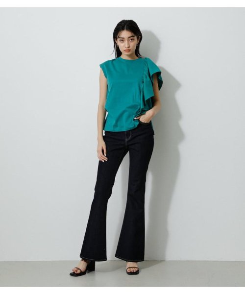 AZUL by moussy(アズールバイマウジー)/ASYMMETRY FRILL TOPS/img21
