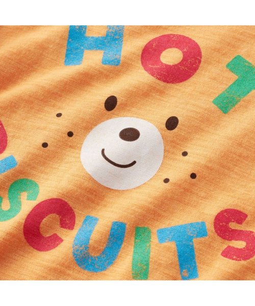 MIKI HOUSE HOT BISCUITS(ミキハウスホットビスケッツ)/くまのお顔ロゴ半袖Tシャツ/img02