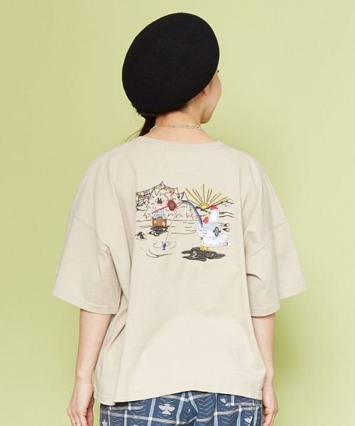 CAYHANE(チャイハネ)/【チャイハネ】grn×Amina バーピッグTシャツ JSU－2101/img07