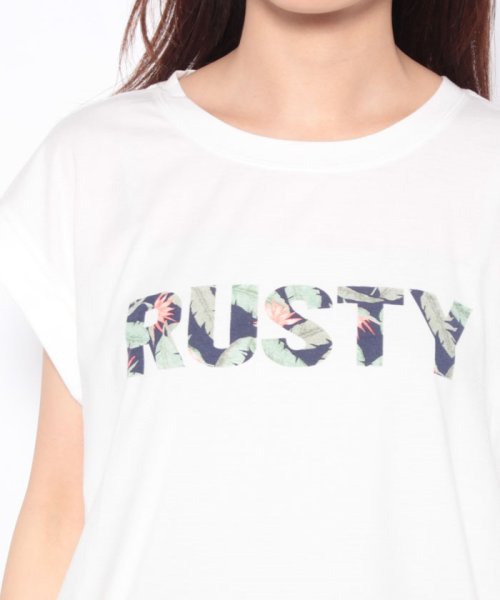 RUSTY(ラスティ（レディース）)/【RUSTY】ハンソデ UVTシャツ/img03