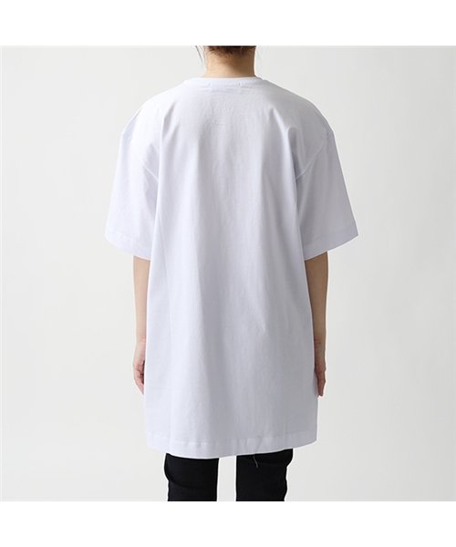 MSGM(MSGM)/MDA168 MDA68 DRESS ペイントロゴ オーバーサイズ Tシャツ チュニック ワンピース カラー2色 レディース/img02