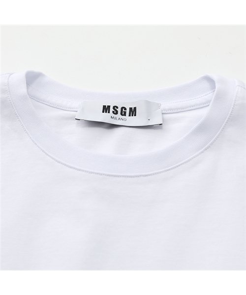 MSGM(MSGM)/MDA168 MDA68 DRESS ペイントロゴ オーバーサイズ Tシャツ チュニック ワンピース カラー2色 レディース/img03
