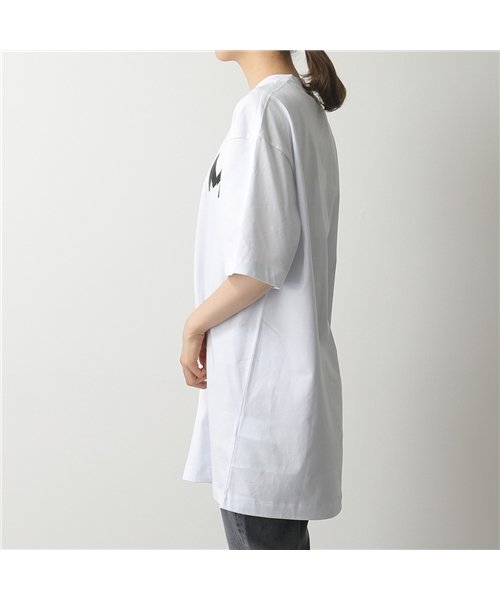 MSGM(MSGM)/MDA168 MDA68 DRESS ペイントロゴ オーバーサイズ Tシャツ チュニック ワンピース カラー2色 レディース/img09