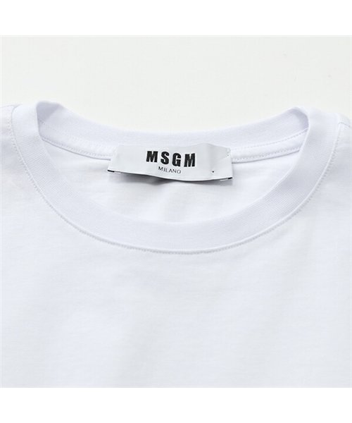 MSGM(MSGM)/MDA168 MDA68 DRESS ペイントロゴ オーバーサイズ Tシャツ チュニック ワンピース カラー2色 レディース/img11