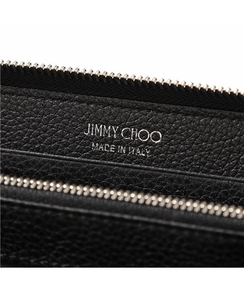 JIMMY CHOO(ジミーチュウ)/【Jimmy Choo(ジミーチュウ)】PIPPA UUF ラウンドファスナー 長財布 スタースタッズ装飾 BLACK/SILVER レディース/img04
