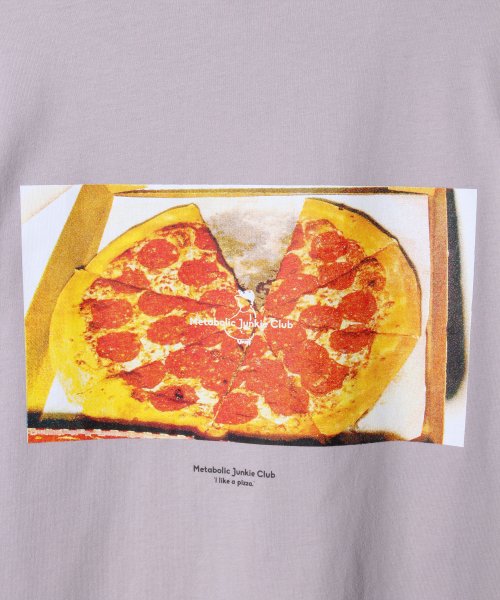 ALWAYS GOOD TIME NEW BASIC STORE(オールウェイグッドタイムニューベーシックストア)/Metabolic Junkie Club/ハラペコPIZZAバックプリントＴシャツ/img06