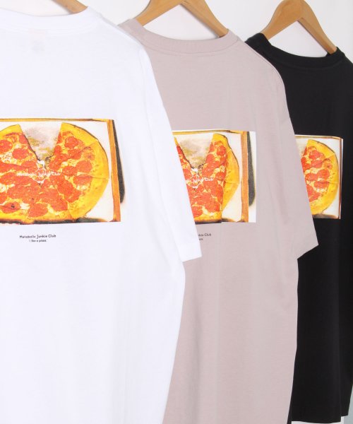 ALWAYS GOOD TIME NEW BASIC STORE(オールウェイグッドタイムニューベーシックストア)/Metabolic Junkie Club/ハラペコPIZZAバックプリントＴシャツ/img15