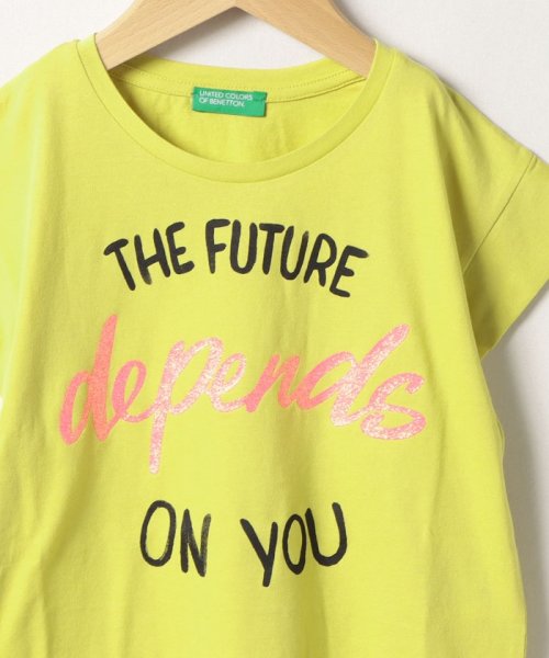 BENETTON (UNITED COLORS OF BENETTON GIRLS)(ユナイテッド　カラーズ　オブ　ベネトン　ガールズ)/キッズベジタブルフレンズ半袖Tシャツ・カットソーG/img02