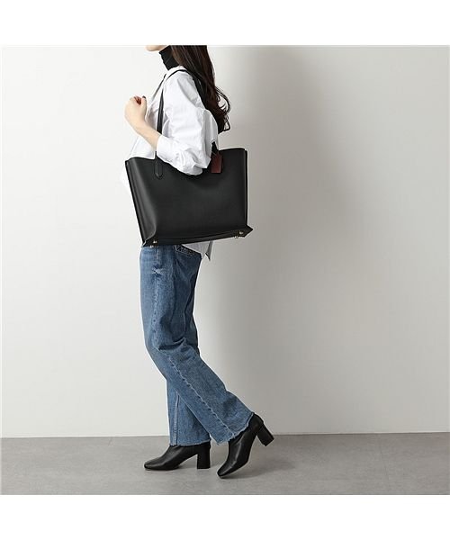 セール Coach コーチ トートバッグ Willow Tote C06 レディース ウィロウ トート レザー ビジネスバッグ 鞄 B4bk コーチ Coach Magaseek