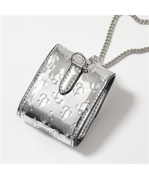 JIMMY CHOO(ジミーチュウ)/【Jimmy Choo(ジミーチュウ)】イヤホンケース AIRPODS CASE W/CHAIN GOE JCロゴ エアポッズ エアーポッズ SILVER/SI/img02