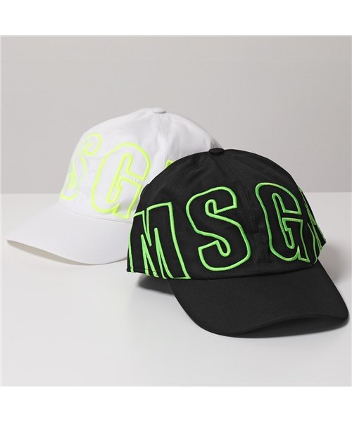 MSGM(MSGM)/【MSGM(エムエスジーエム)】ベースボールキャップ 3240ML05 メンズ ロゴ刺繍 コットン 帽子 スポーツ ネオン/img01