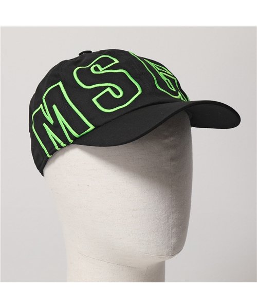MSGM(MSGM)/【MSGM(エムエスジーエム)】ベースボールキャップ 3240ML05 メンズ ロゴ刺繍 コットン 帽子 スポーツ ネオン/img02