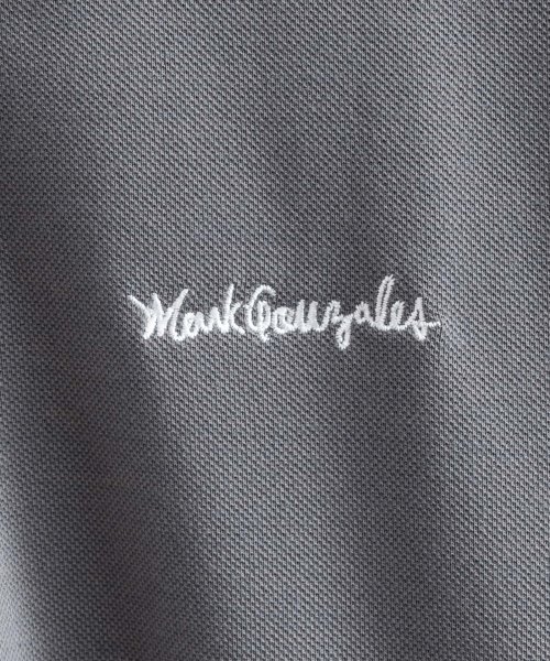 Rocky Monroe(ロッキーモンロー)/MARK GONZALES マークゴンザレス ポロシャツ メンズ レディース 半袖 ビッグシルエット ワイド 鹿の子編み カノコ Tシャツ シンプル 無地 ロゴ/img75