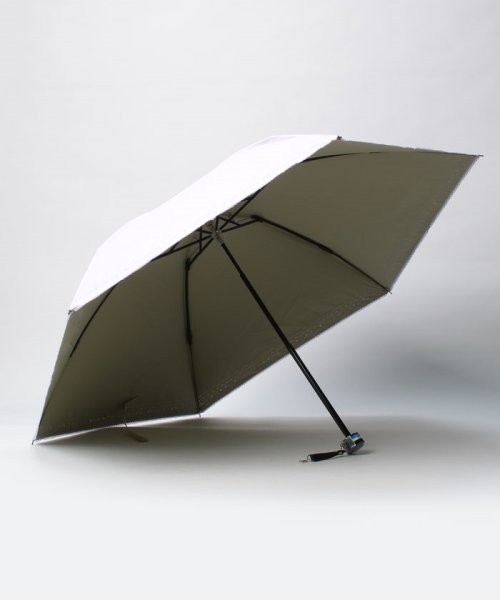 LANVIN en Bleu(umbrella)(ランバンオンブルー（傘）)/晴雨兼用折りたたみ日傘　”シルバーラメ×ダブルピコレース”/img10