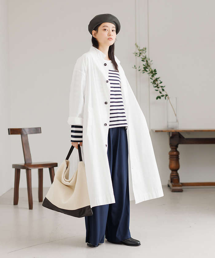 ステンカラーコート|【Yarmo/ヤーモ】Big Coat ビッグコート ステンカラーコート|【Yarmo/ヤーモ】Big Coat ビッグコート