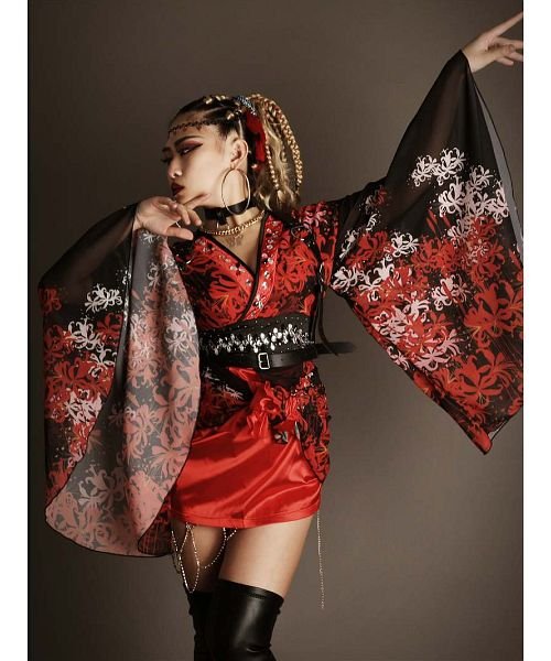 着物衣装 振袖 和装 和風 花魁 