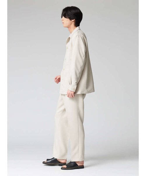 【セットアップ対応】スモーキー カバーオール シャツブルゾン 