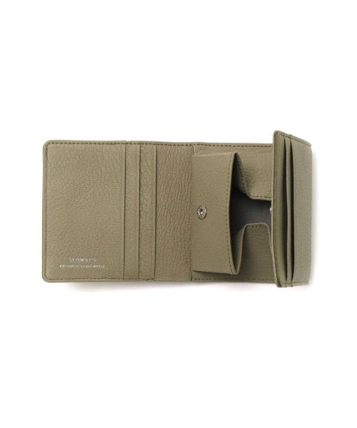 スロウ 二つ折り財布 SLOW 財布 goat ゴート compact wallet 二つ折り ミニ財布 コンパクト 軽量 レザー 本革 山羊革 333S91J 
