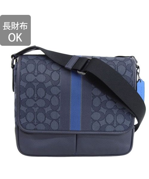 Coach コーチ THOMPSON SMALL MAP BAG IN SIGNATURE JACQUARD WITH  