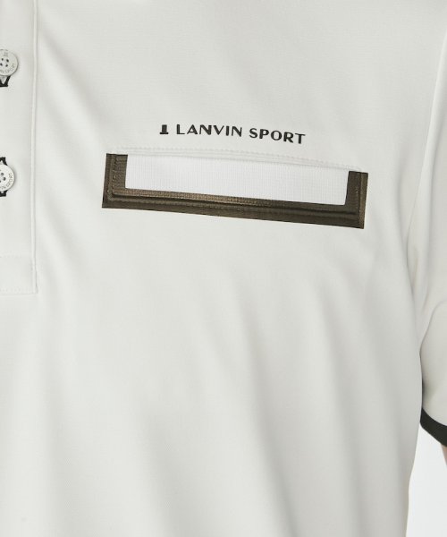 LANVIN SPORT(ランバン スポール)/キープクリーン半袖シャツ【サンスクリーン/KEEP CLEAN/吸水速乾】【アウトレット】/img12