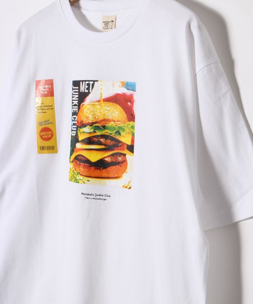 ALWAYS GOOD TIME NEW BASIC STORE(オールウェイグッドタイムニューベーシックストア)/Metabolic Junkie Club/ハラペコCHEESE BURGER Ｔシャツ/img14