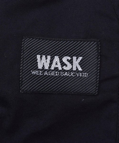 WASK(ワスク)/5.5分丈 裾 ロゴ ブロード ボタニカル パンツ (100~160cm)/img11