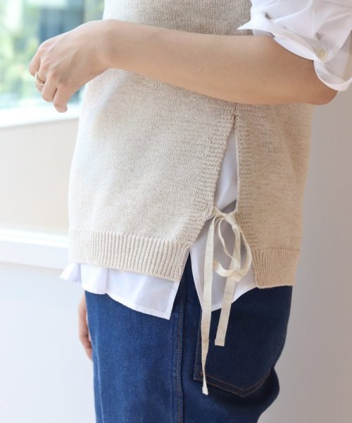 Spick & Span(スピックアンドスパン)/One shoulder knit/img18