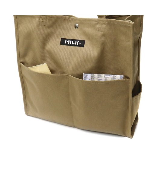 MILK FED(ミルクフェド)/ミルクフェド トートバッグ MILKFED. PIPING SQUARE TOTE COOPER LOGO 軽量 B4 通勤 通学 103212053011/img11