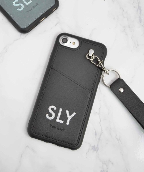 SLY(スライ)/iphone se3 ケース iphone13 ケース ブランド SLY スライ Diecutting Case ストラップ 背面ケース iphone13pro/img12