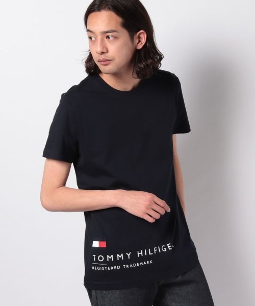 TOMMY HILFIGER(トミーヒルフィガー)/サイドヘムロゴTシャツ/img18