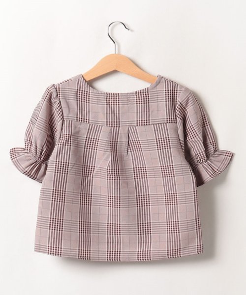 NICE CLAUP KIDS(ナイスクラップ　キッズ)/【one after another】リトワンcheckcandyblouse/img01