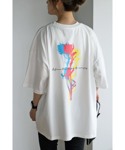 creare lino(クレアーレ・リノ)/グラフィックプリント ビッグシルエット アソート 半袖Tシャツ<ユニセックス>/img11