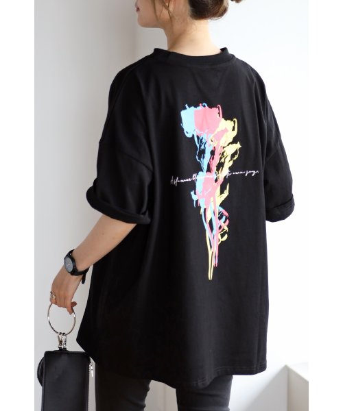 creare lino(クレアーレ・リノ)/グラフィックプリント ビッグシルエット アソート 半袖Tシャツ<ユニセックス>/img35