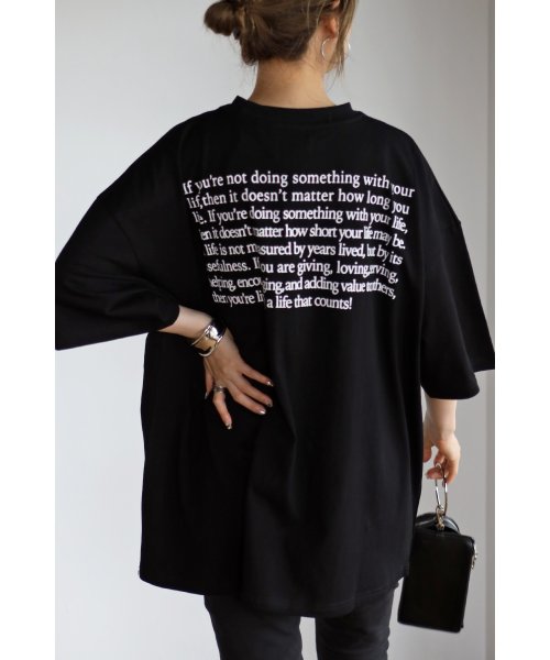creare lino(クレアーレ・リノ)/グラフィックプリント ビッグシルエット アソート 半袖Tシャツ<ユニセックス>/img43