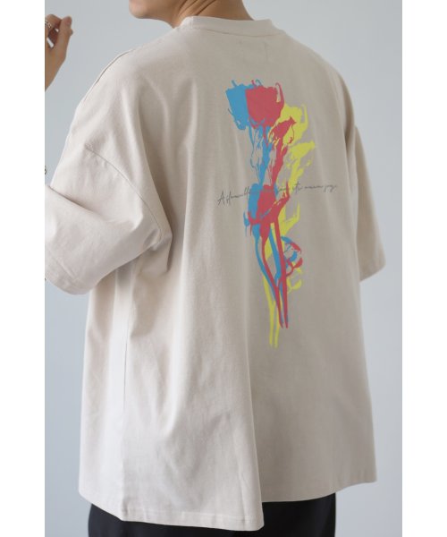 creare lino(クレアーレ・リノ)/グラフィックプリント ビッグシルエット アソート 半袖Tシャツ<ユニセックス>/img47