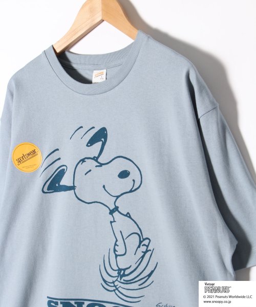 ALWAYS GOOD TIME NEW BASIC STORE(オールウェイグッドタイムニューベーシックストア)/【PEANUTS × sportswear】コラボ プリントクラシックTシャツ/ルーズシルエットＴシャツ/img11