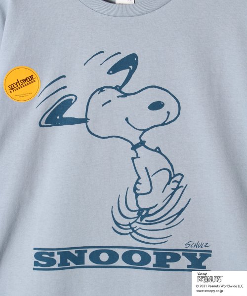 ALWAYS GOOD TIME NEW BASIC STORE(オールウェイグッドタイムニューベーシックストア)/【PEANUTS × sportswear】コラボ プリントクラシックTシャツ/ルーズシルエットＴシャツ/img13