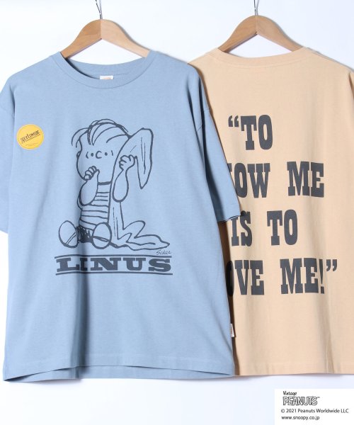 ALWAYS GOOD TIME NEW BASIC STORE(オールウェイグッドタイムニューベーシックストア)/【PEANUTS × sportswear】コラボ プリントクラシックTシャツ/ルーズシルエットＴシャツ/img15