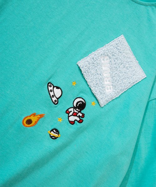 HOOK(HOOK（フック）)/HOOK－ 可愛い宇宙刺繍半袖TEE 春服 夏服/img03