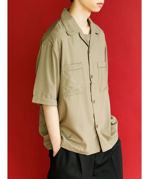 KOE(コエ)/PEオープンカラーPKシャツ/img01