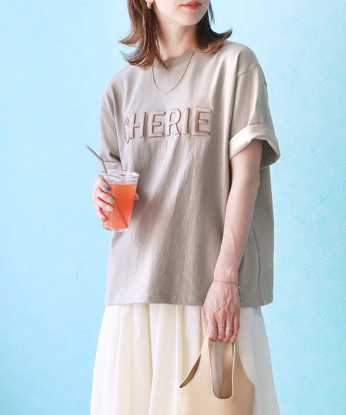 reca(レカ)/立体ロゴ刺繍Tシャツ(R21156－k)/img10